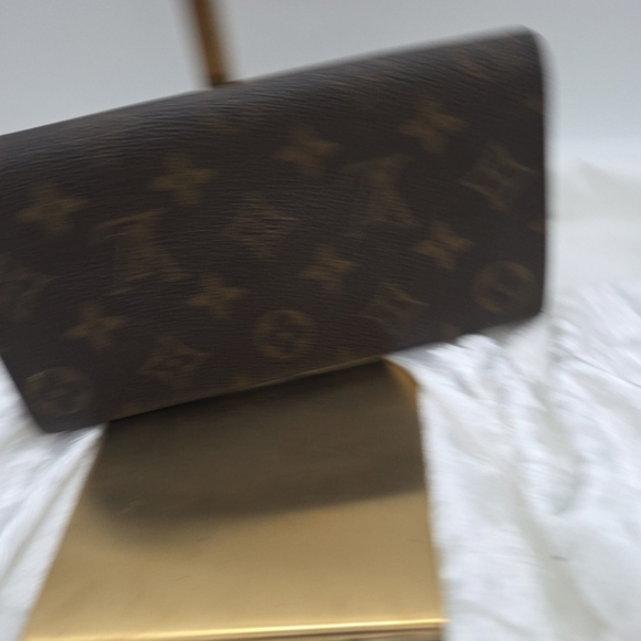 Louis Vuitton Monogram Portefeiulle Sarah Long Wallet Bifold Brown - Picture 3 of 11